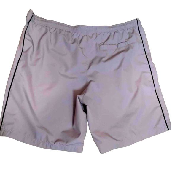 Nike Men's Gray Nylon Activewear Shorts elastic waist draw string size XXL - Picture 3 of 6